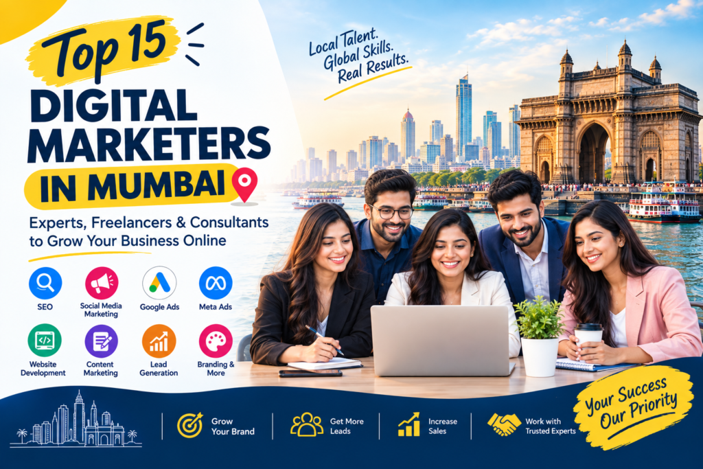 Top 15 Digital Marketers in Mumbai 2026 | Experts & Freelancers